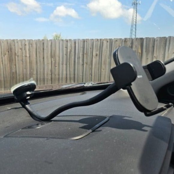 Phone Mount for Car [Gooseneck 13" Long Arm] Car Phone Holder for Dashboard - Picture 2 of 2